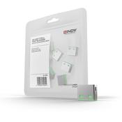 Lindy USB Port Blocker without key - Pack of 10 Colour Code Green image