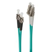ALOGIC 1m LC-ST 40G100G Multi Mode Duplex LSZH Fibre Cable 50125 OM4