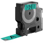 DYMO D1 Standard - Black on Green - 19mm image