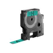 DYMO D1 Standard - Black on Green - 12mm image