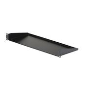 StarTech.com 1U Server Rack Shelf Universal Rack Mount Cantilever Tray for 19 Network Equipment RackCabinet Heavy Duty Steel Weight Capacity 33lb15kg 7in 18cm Deep
