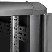 StarTech.com 4-Post 22U Server Rack Cabinet Lockable 19 Data Rack Cabinet for Computer  AV  IT Equipment Office  Home Network Rack with Casters &amp; Adjustable Mounting Rails
