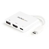 StarTech.com USB-C Multiport Adapter with HDMI - USB 3.0 Port - 60W PD - White image