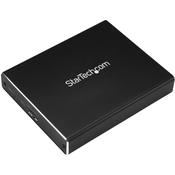 StarTech.com Dual-Slot Drive Enclosure for M.2 SATA SSDs - USB 3.1 10Gbps - RAID image
