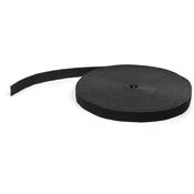 StarTech.com 50ft Hook and Loop Roll - Cut-to-Size Reusable Cable Ties - Bulk Industrial Wire Fastener Tape Adjustable Fabric Wraps Black  Resuable Self Gripping Cable Management Straps
