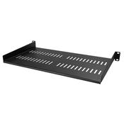 StarTech.com 1U Server Rack Shelf - Universal Vented Rack Mount Cantilever Tray for 19 Network Equipment Rack &amp; Cabinet - Heavy Duty Steel - Weight Capacity 44lb20kg - 10 Deep Shelf Black