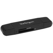 StarTech.com USB 3.0 Memory Card ReaderWriter for SD and microSD Cards - USB-C and USB-A image
