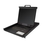 StarTech.com 8 Port Rackmount KVM Console w 6ft Cables - Integrated KVM Switch w 19 LCD Monitor - Fully Featured 1U LCD KVM Drawer- OSD KVM - Durable 50000 MTBF - USB  VGA Support