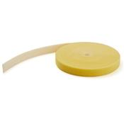 StarTech.com 25ft Hook and Loop Roll - Cut-to-Size Reusable Cable Ties - Bulk Industrial Wire Fastener Tape Adjustable Fabric Wraps Yellow  Resuable Self Gripping Cable Management Straps
