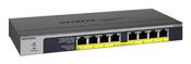 NETGEAR GS108PP Unmanaged Gigabit Ethernet 101001000 Power over Ethernet PoE Black image