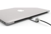 Compulocks Blade Universal Lock Slot Adapter with Keyed Cable Lock Silver image
