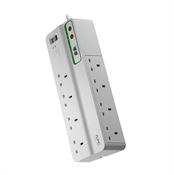 APC SurgeArrest White 8 AC outlets 230 V 3 m image