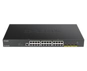 D-Link 24-port Gigabit PoE Smart Managed Switch with 4x 10G SFP 370Watts image