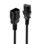 Lindy 0.5m IEC Extension Cable Black image