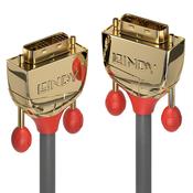 Lindy 20m DVI-D Single Link Cable Gold Line