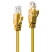 Lindy 0.3m Cat.6 UUTP Network Cable Yellow image