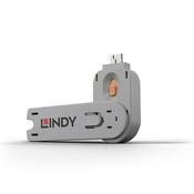 Lindy USB Type A Port Blocker Key Orange image