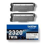 Brother TN-2320TWIN toner cartridge 1 pcs Original Black image