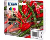 1 full set Epson 503XL Original High Yield XL Chillie Inks 28.4ml of Ink image