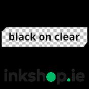 inkshop.ie Own Brand Brother TZe-121 Black on Clear P-Touch Tape, 9mm x 8m image