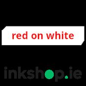 inkshop.ie Own Brand Brother TZe-222 Red on White P-Touch Tape 9mm x 8m image