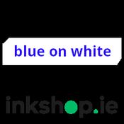 inkshop.ie Own Brand Brother TZe-243 Blue on White P-Touch Tape 18mm x 8m image