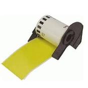 inkshop.ie Own Brand Brother DK22606 Black on Yellow Continuous Roll 62mm wide 15.24m long