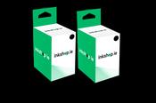 Inkshop.ie Own Brand Canon PGI-550XL BK Twin Pack of Black Inks fat black 2 x 600 pages image