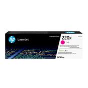 HP 220X Magenta Original LaserJet Toner Cartridge prints up to 5500 pages