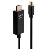 Lindy 2m Mini DP to HDMI Adapter Cable with HDR image