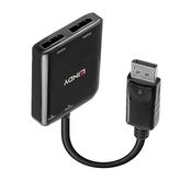 Lindy 38430 interface hub DisplayPort 21600 Mbits Black