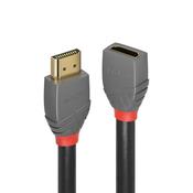 Lindy 0.5m HDMI 2.0 Extension Anthra Line image