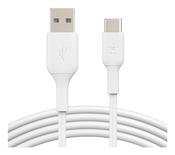 Belkin BoostCharge USB cable 1 m USB 2.0 USB A USB C White image