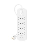 Belkin SRB004af2M White 8 AC outlets 2 m