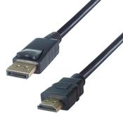 connektgear 1m DisplayPort to HDMI Connector Cable - Male to Male Gold Connectors image