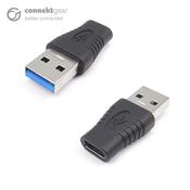 connektgear USB 3 Adapter A Male to Type C Female - with OTG Function image