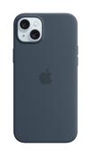 Apple iPhone 15 Plus Silicone Case with MagSafe - Storm Blue image