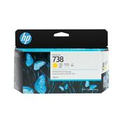 HP 738 130-ml Yellow DesignJet Ink Cartridge image