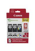Canon PG-540L x2  CL-541XL Ink Cartridge  50 Sheets Photo Paper 5224B015