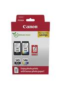 Canon PG-545  CL-546 inks Multi Pack  50 sheets 6x4 Photo Paper 8287B008 image