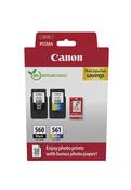 Canon PG-560  CL-561 inks multipack  50 sheets 6 x 4 photopaper image