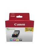 Canon CLI-571 ink multipack 4 pcs Black Cyan Magenta Yellow 0386C008 image
