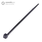 connektgear Plastic Cable Ties High Tensile Strength 100 x 2.5mm - Pack of 100 Black image
