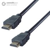 connektgear 1m HDMI V2.0 4K UHD Connector Cable - Male to Male Gold Connectors image