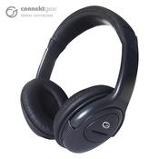 connektgear HP517 Stereo PC On-Ear Headset with In-Line Mic and Volume Control - Black image