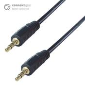 connektgear 5m 3.5mm Stereo Jack Audio Cable - Male to Male - Gold Connectors image