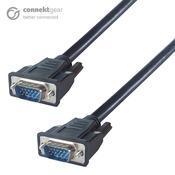 connektgear 3m VGA Monitor Connector Cable - Male to Male - Fully Wired image