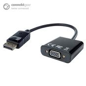 connektgear DisplayPort to VGA Active Adapter - Male to Female DP Source