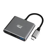 Adesso AUH-4010 laptop dockport replicator USB 3.2 Gen 1 3.1 Gen 1 Type-C Grey image