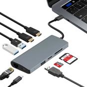 Adesso 9-IN-1 USB-C MULTI-PORT DOCKING STATION interface cardsadapter image